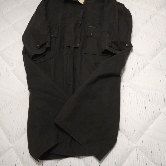 Driza-Bone Dark Jacket with Soft Cream Interior - Picture 2 of 2